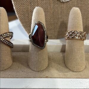 Chloe and Isabel Rebel statement ring, size 8